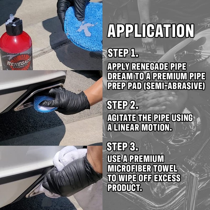 Rebel Pipe Dream 12 oz Chrome Polish Conditioner and Cleaner