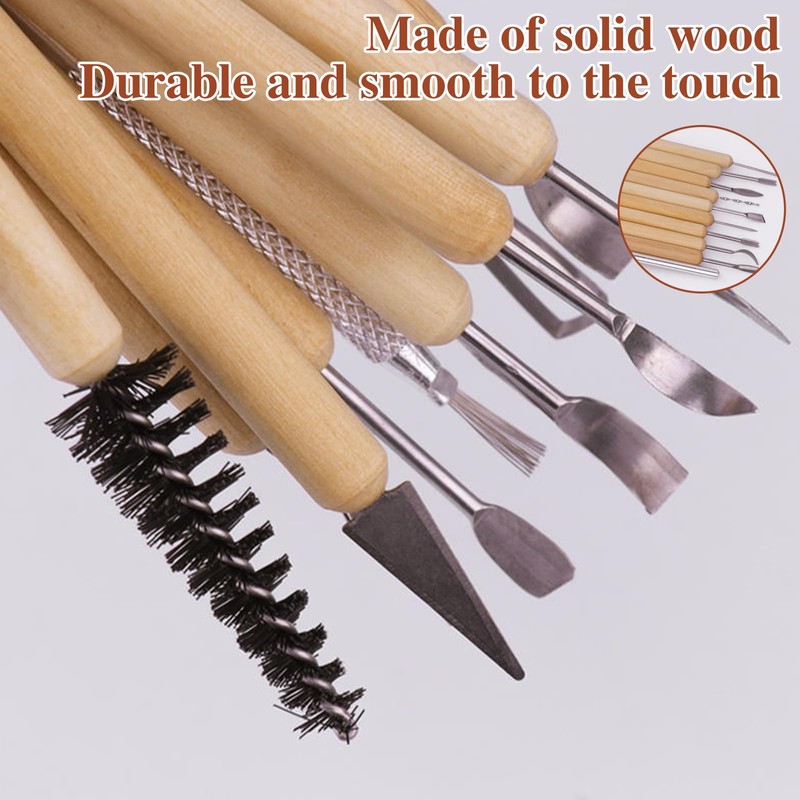 TOSUTO Modelling Tool Set, 66 Pieces Modelling Tool Sculpting Tool,