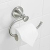 BESy Brushed Nickel Toilet Tissue Paper Holder Brushed Nickel Bathroom