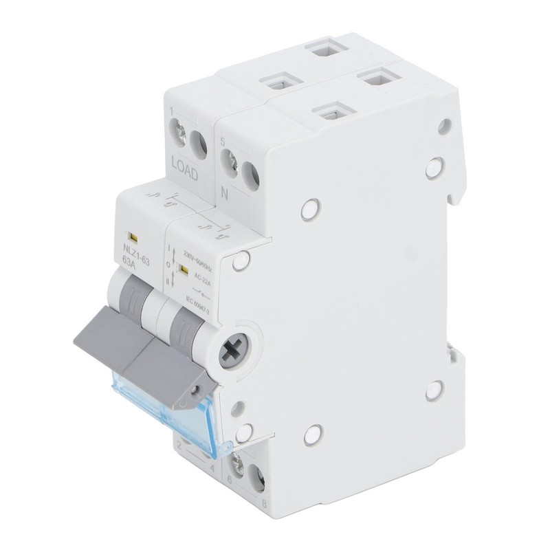 230VAC 63A Dual Power Manual Transfer Switch 35mm DIN Rail
