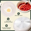 Pinnacle Cookery 15-Piece White Granite Nonstick Cookware Set – Detachable