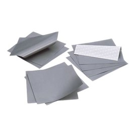 As One Electromagnetic Wave Absorption Sheet (For Low Frequency Measures) 8.3 x 11.7 inches (210 x 297 mm), Thickness 0.01 inches (0.3 mm) /3-9885-02