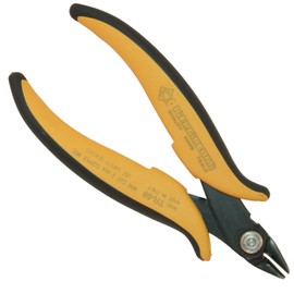 Piergi Acomi Medium Side Cutter 21 with 12-Degree Head and Bevelled Cutting Copper and Soft Wires Up To 8 mm Cutting Length 12 Gauge Wire, TR58