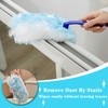 Niuoppy Duster Dust Magnet, 30pcs Fluffy Duster Refills with Handle,