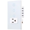 KEYGMA Combination Smart Touch Light Switch and Smart WiFi Power