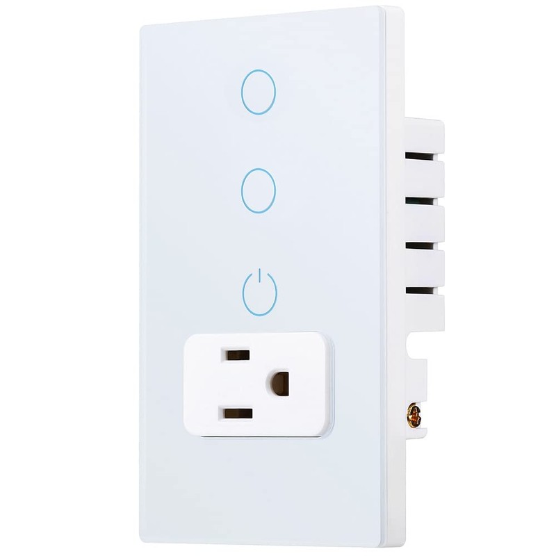 KEYGMA Combination Smart Touch Light Switch and Smart WiFi Power