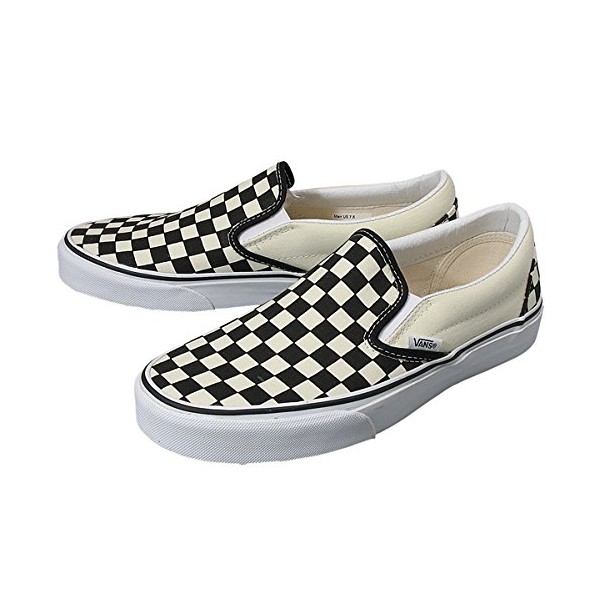 VANS VN000EYEW00 Classic SLIP-ON Classic Slip-On, BLK/WHT CHK/WHT