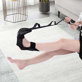 Yoga Stretch Strap, Stretching Strap with Loops, Band Stretching Fascia Hamstring Stretcher Belt for Body Flex Improve Strength Flexibility