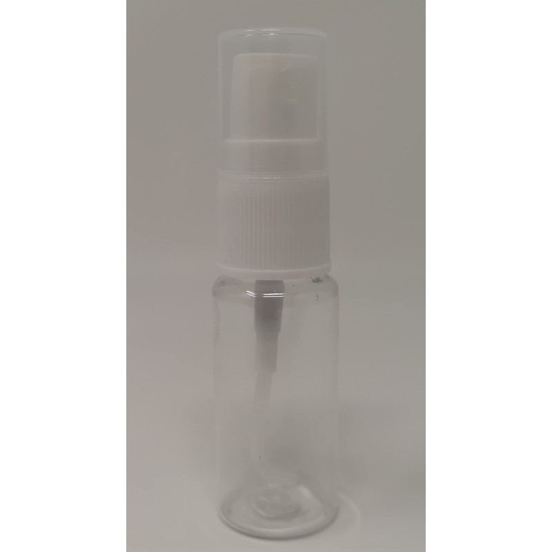 Dezinf Care pack of 10 Transparent Bottles 15ml with Sprayer