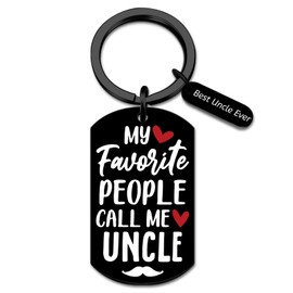 Best Uncle Gifts Funny Father’s Day Uncle's Gift Uncle Gifts from Niece Nephew Best Uncle Ever Keyring Gift for Niece from Unclea Promoted to Cool Uncle's