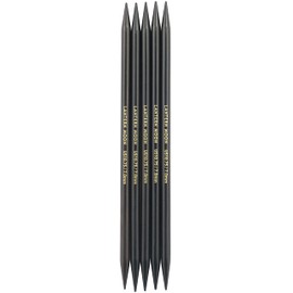 Lantern Moon Ebony Double Pointed Needles 8"-Size 10.75/7mm