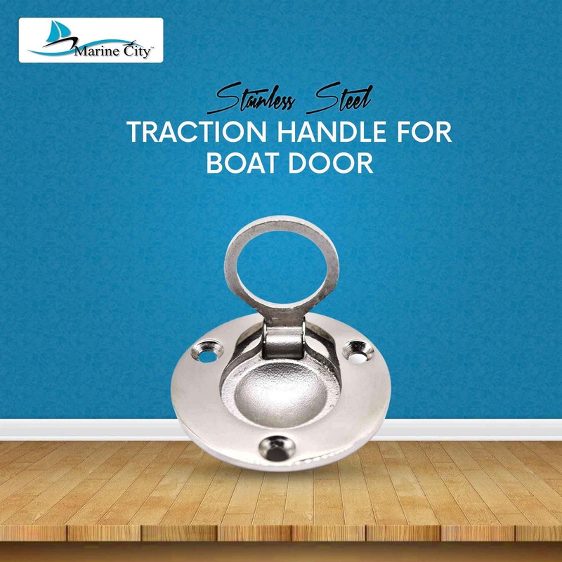 Marine City 316 Grade Stainless Steel Round Flush Boat Hatch