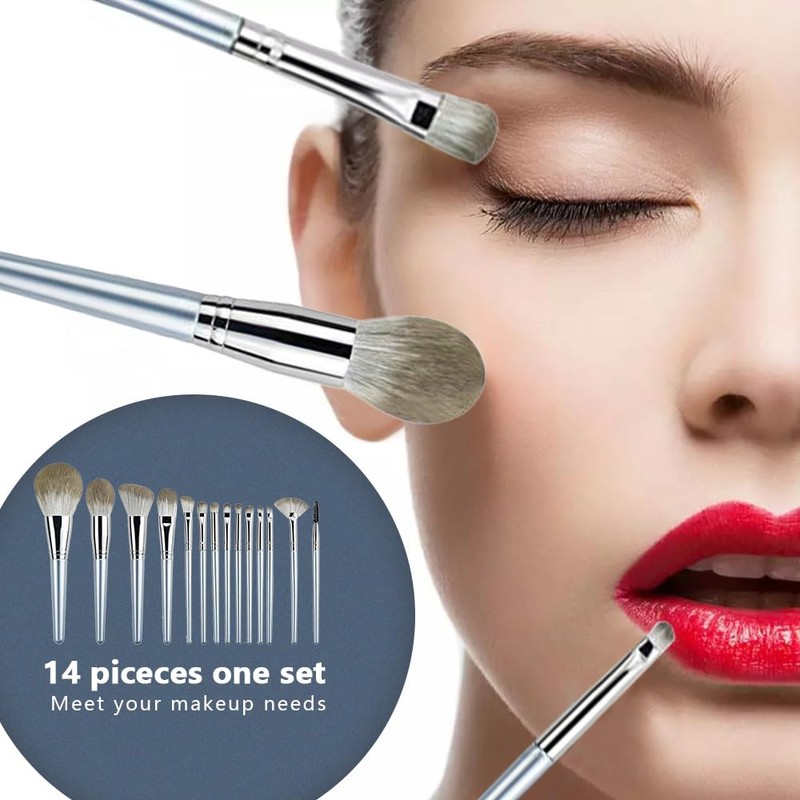 XFSRG 14 Piece Brush Set Professional Brush Set Makeup Brush