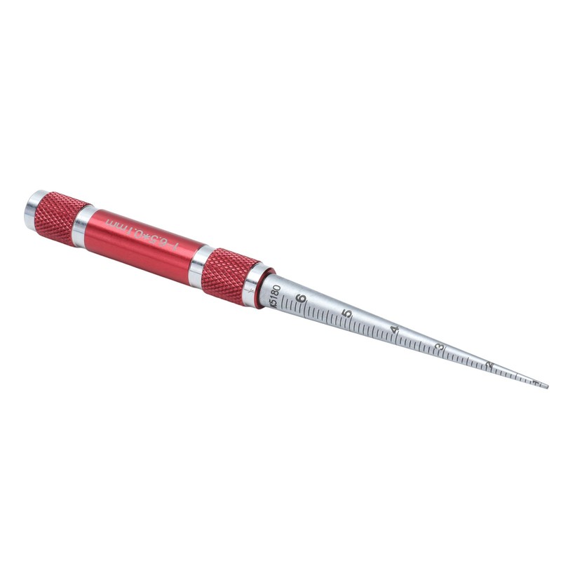Aperture Gauge Tapered Hole Ruler Stainless Steel Inner Hole Diameter
