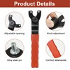 Universal Adjustable Face Hole Wrench for Angle Grinder - 8-48