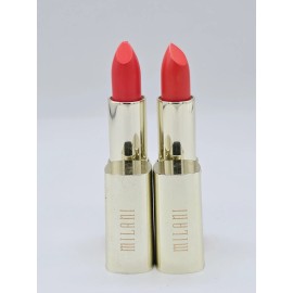 Milani Color Statement Matte Lipstick Color #75 Matte Luxe Red Orange QTY:2