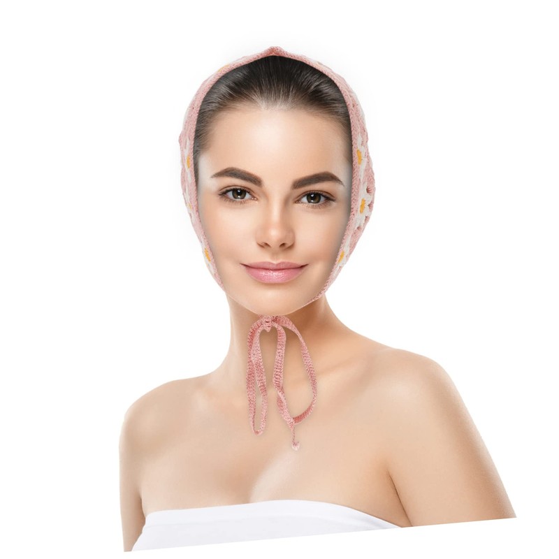 TOVINANNA Elastic Floral Scarf Comfortable Hollow Bandana Hair Wrap for