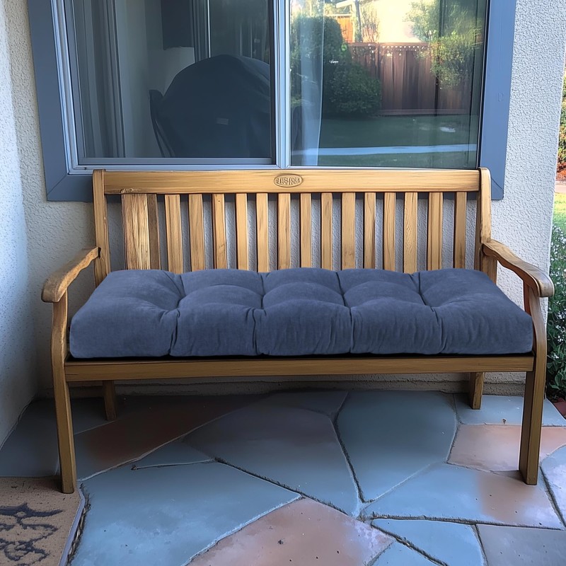 ROFIELTY Bench Cushion 45 Inch, Non-Slip Tufted Bench Cushion for