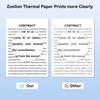 Thermal Printer Paper Rolls 8.26"x11.69", 4 Ream, 84 Sheets, 0.88