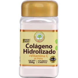 Naturlab® Colageno Hidrolizado + Vitamina C en polvo 200g | Libre de gluten | Sin colorantes