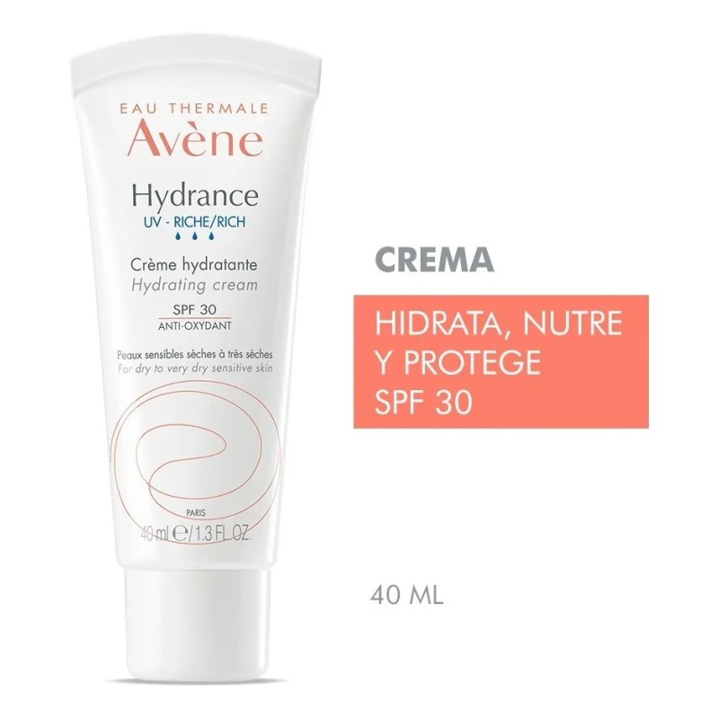 Avene Hydrance Riche Spf Hidratación