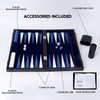 GSE Games & Sports Expert Premium Leather Backgammon Board Game