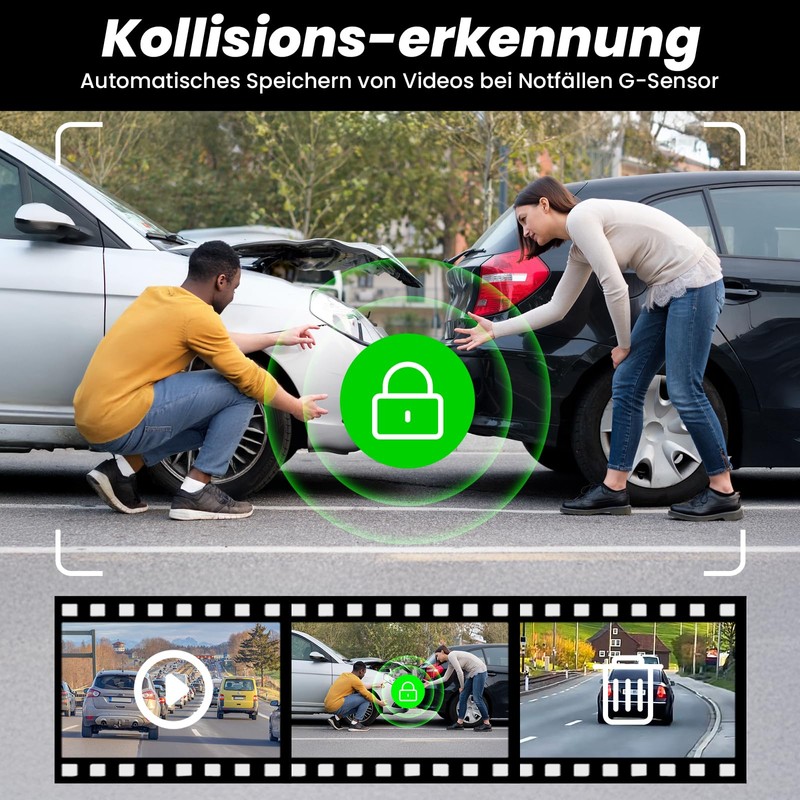 Dash Cam, 4K WiFi Dash Cam for Car, Dash Cam