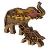 Elephant Statue Boxwood Mechanical Engraving Safe Durable Exquisite Details Elephant