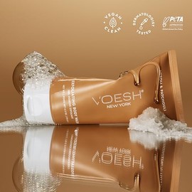 VOESH Gel De Ducha Exfoliante De Azúcar Con Aha De Origen Vegetal Y Probióticos Veganos, Cuidado De La Piel Coreano K-Beauty - Neroli Y Pachulí