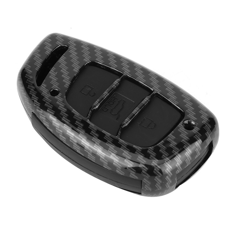 3-Button Carbon Fiber Remote Key Case Cover Accessory Fit for