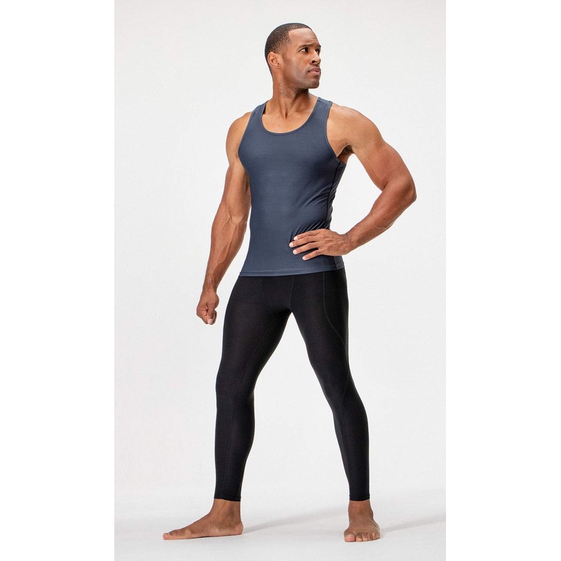 DEVOPS DEVOPS 3 Pack Men's Muscle Dry Fit Compression Tank