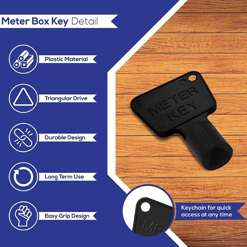 Karrma Ltd. - Gas Meter Box Key 2 Pack -