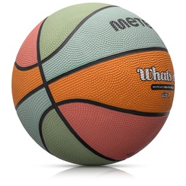 meteor Whats Up Children's Basketball Size #1#3#4#5#6#7 Ideal for Youth Children's Hands of 4-8 Years, Ideal Basketball for Training Soft Mini Basketball