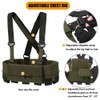 KRYDEX Tactical Chest Rig Elastic Rig Cummerbund with X Harness