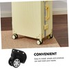 WHAMVOX 2 Pairs Shopping Trolley Wheels Luggage Replacement Wheels Suitcase