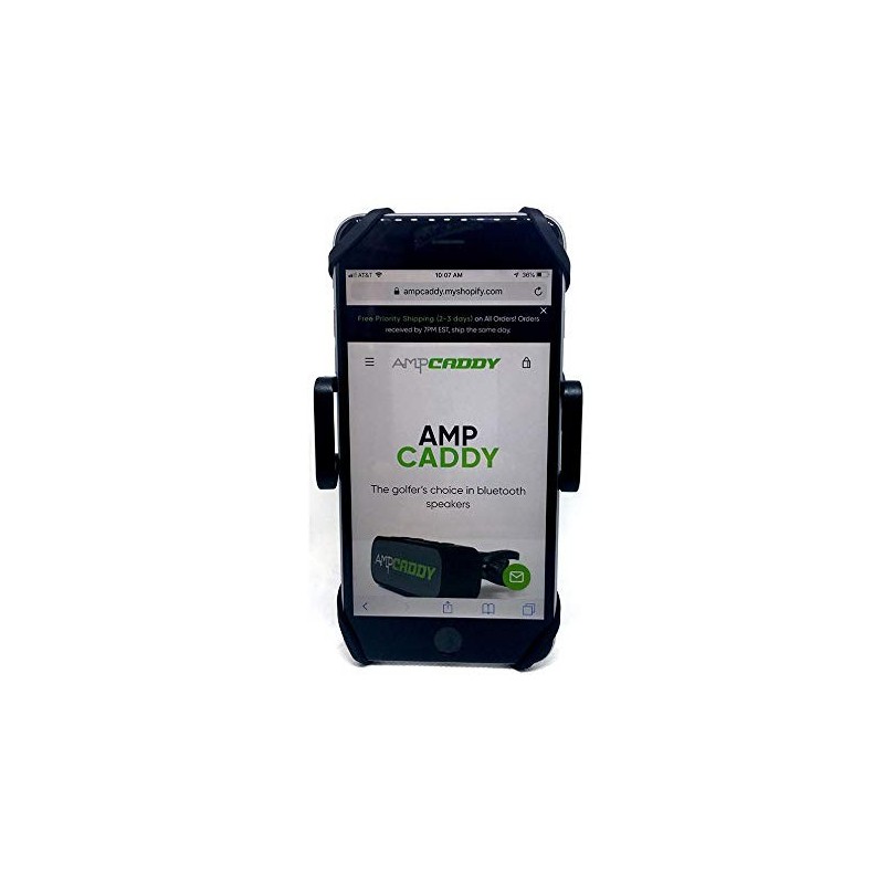 Ampcaddy Phone Holder with Clamp - Universal Cell Mount Holder