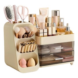 Generic Organizador Con Portabrochas Para Tocador Y Baño