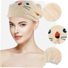 minkissy 2pcs Fashion Hair Wrap Durable Head Towel Girls Hair