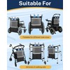 Oxygen Tank Holder for Wheelchairs, Walkers & Scooters - Reflective
