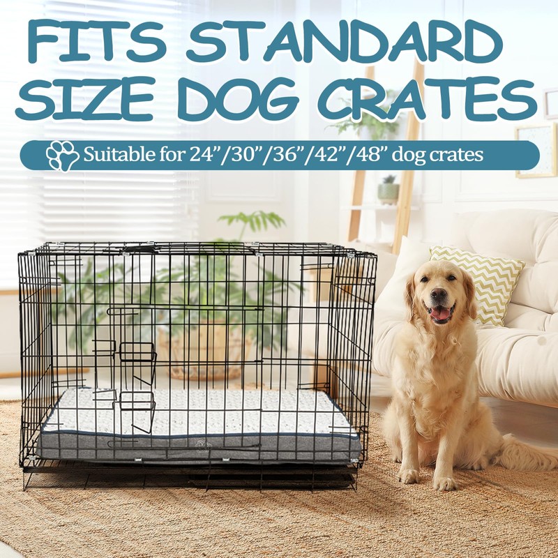 EMPSIGN Reversible Cool and Warm Dog Bed for Crate Pad,