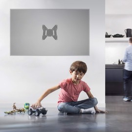 One For All TV Wall Bracket Mount – Screen size 13-40 Inch - For All types of TVs (LED LCD Plasma) – Max Weight 50kgs – VESA 75x75 to 200x200 - Free Toolbox app – Black– WM2211