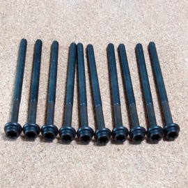 CYLINDER HEAD BOLT SET OF 10 2.0L 3.0L 1.5L PETROL COMPATIBLE WITH LAND ROVER DISCOVERY 18 ON DEFENDER 20 ON DISCOVERY SPORT 18 ON RANGE ROVER 19 ON VELAR EVOQUE 18 ON RANGE ROVER SPORT 19 ON LR091487