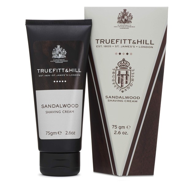 Truefitt & Hill Shave Cream Tube- Sandalwood 2.65 ounces
