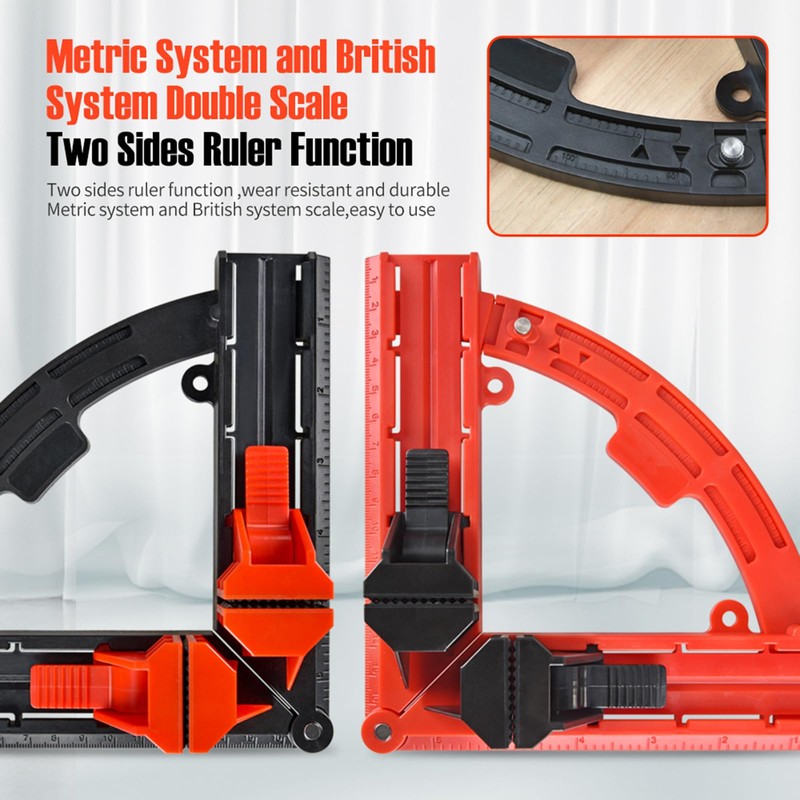 NS Juvyig Right Angle Clamp, Multi Angles Movable Corner Clamps,