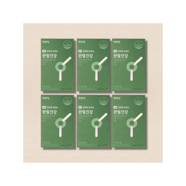 CheongKwanJang Alpha Project Joint Health, 6 bottles, 6 months supply / 정관장 알파프로젝트 관절건강 6통 6개월분