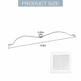 3 Pack S99140208 Grille Spring Clips for Broan Nutone Grille, Replacement Spring Fit for ReVent RVL80, Nutone-Scovil Bath Fan/Light Unit, Compatible Models QT130E-B,QT130LE-B,QT140E-B,QTXE150