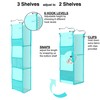 ABRA® 3 Shelf Hanging Locker Organizer for School, Work, Gym,