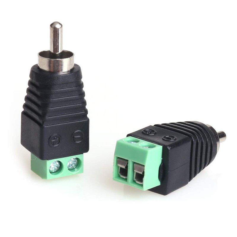 MOBOREST RCA Cable Audio Adapter, Phono RCA Male Plug to