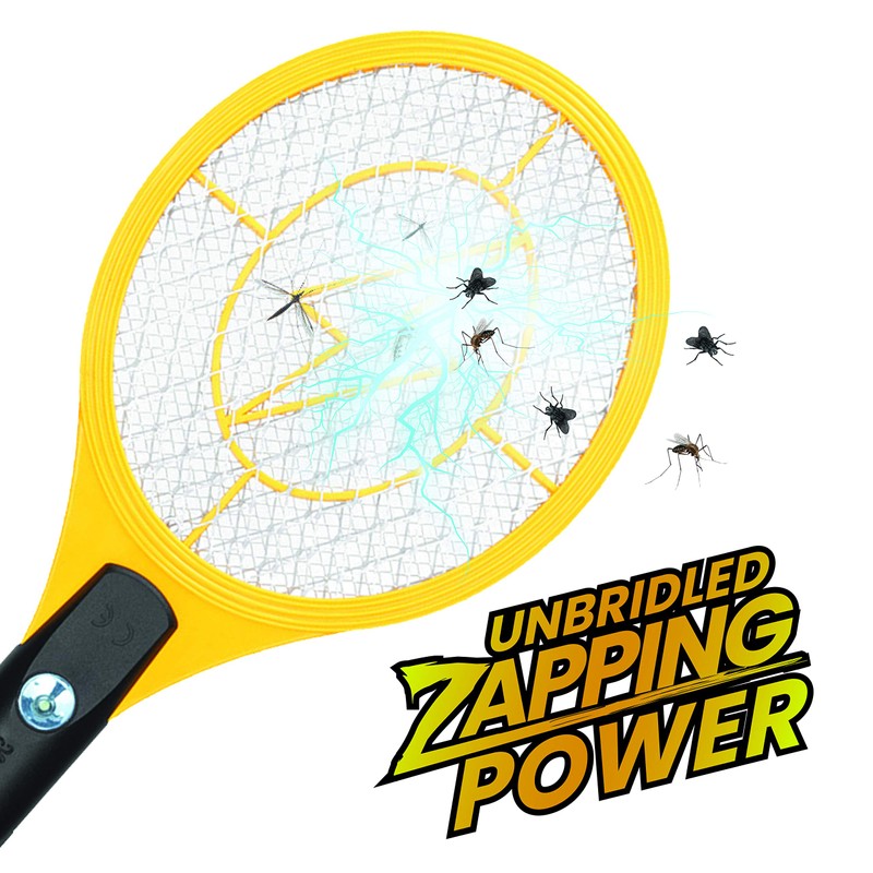 Electric Fly Swatter Racket - Indoor Bug Zapper for Home,