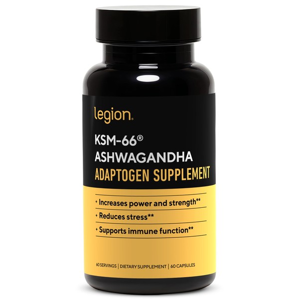 LEGION KSM-66® Ashwagandha Root Extract - Ashwagandha Root Powder Supplement